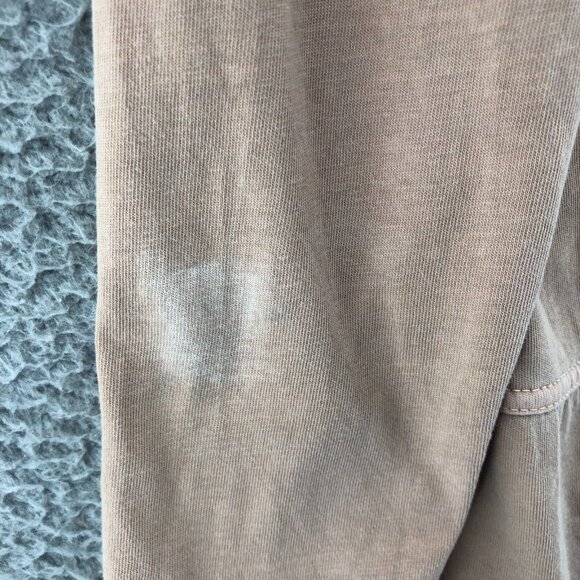 J Jill Top Womens Small Tan PureJill Tunic Long Sleeve Asymmetric Slit Pullover* - Picture 5 of 11